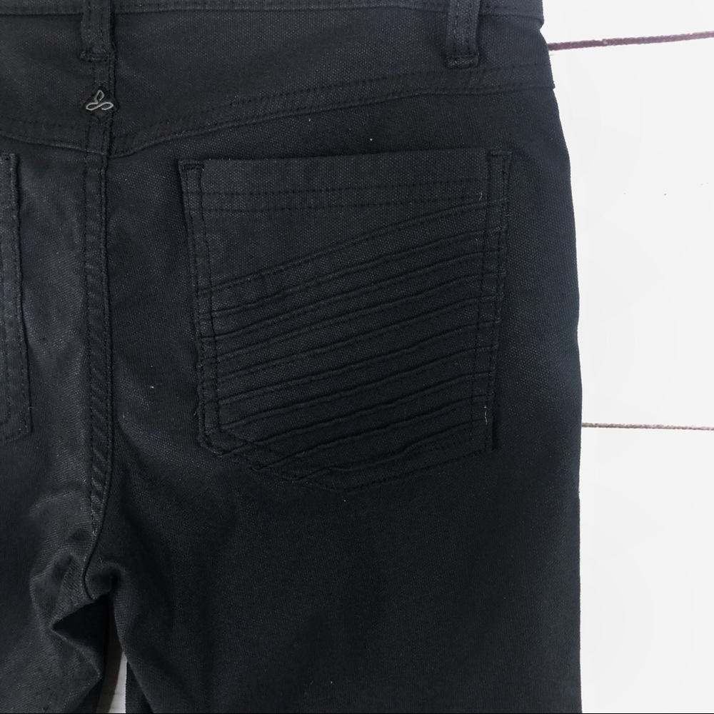 Prana Black Skinny Moto Pants - Picture 14 of 16